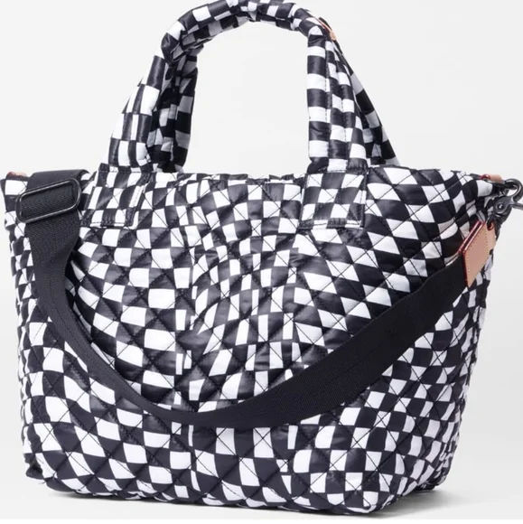 MZ WALLACE Small Metro Tote Deluxe, Checkerboard - Picture 4 of 13